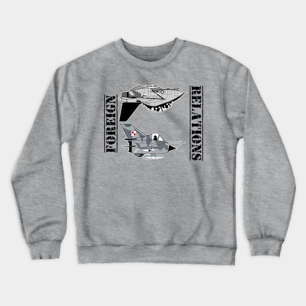 Foreign Relations Crewneck Sweatshirt by Spikeani